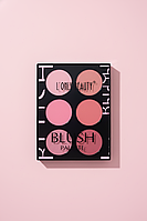 Румяна 6 цветов в наборе от Pink Key