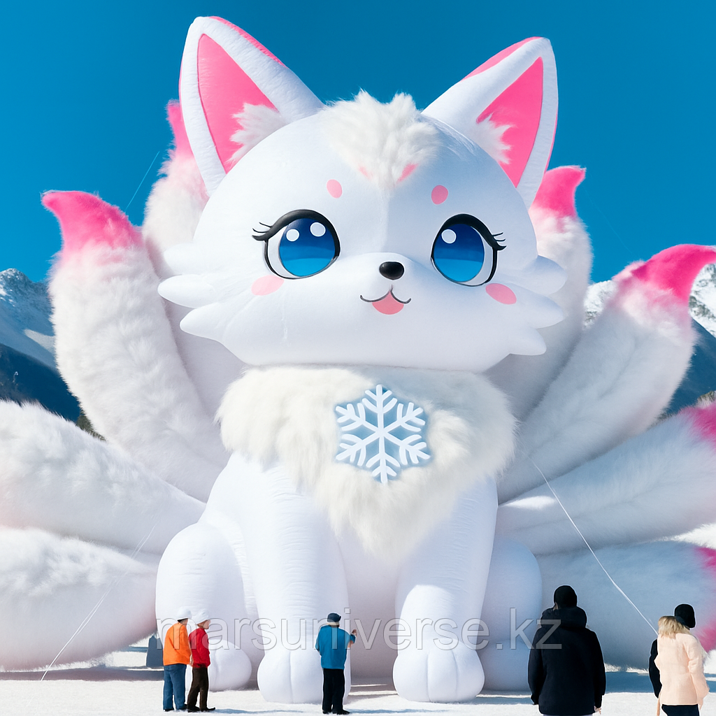 🦊 Надувная фигура «Девятихвостая лиса»  6X6X6M