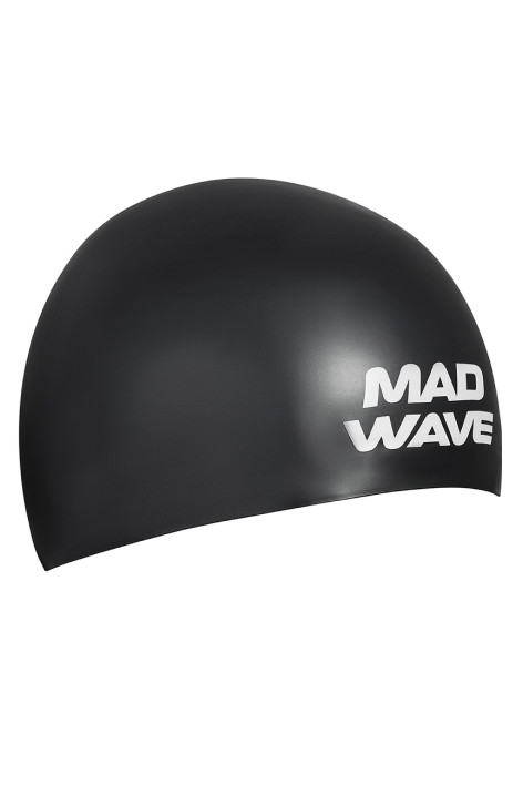 Шапочка Mad Wave Soft World Aquatics approved black, фото 1