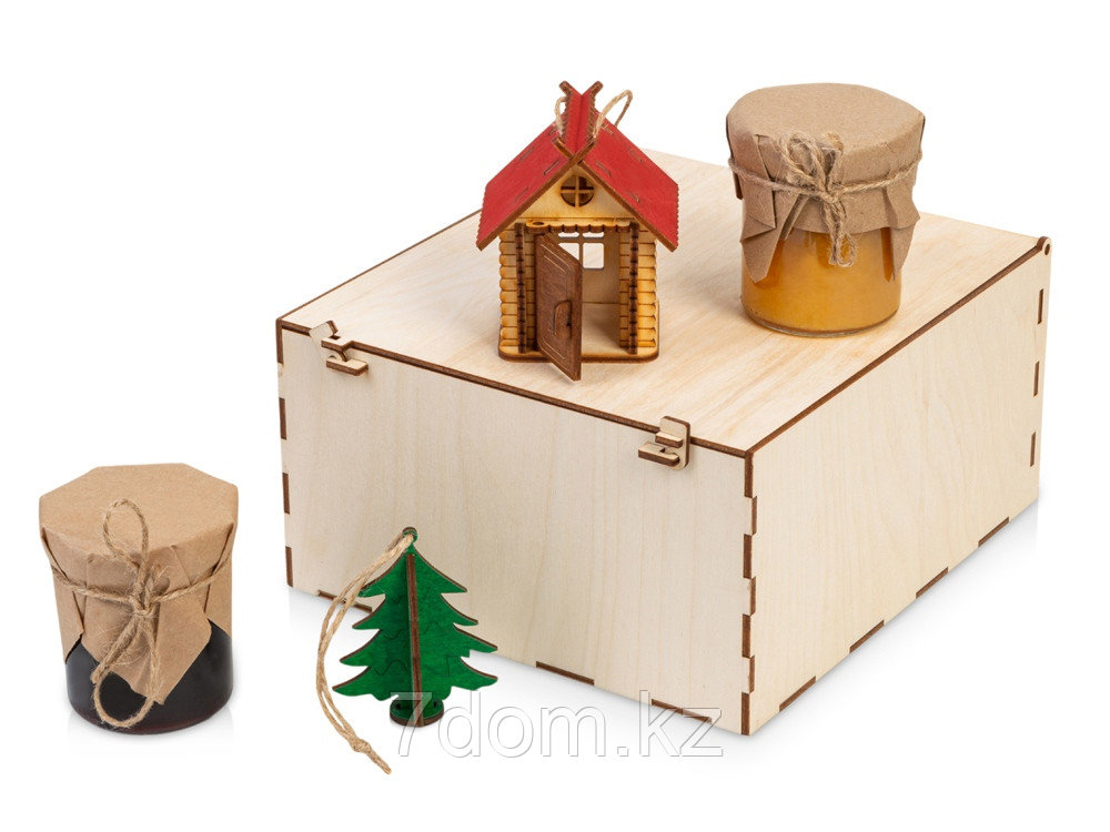 Подарочный набор Decoration Deluxe 2.0 с двумя видами варенья, натуральный, фото 1
