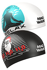Шапочка двусторонняя Mad Wave Diver white reversible
