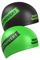 Шапочка двусторонняя Mad Wave Introvert green reversible
