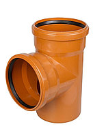 Тройник канализационный 200х200х87*мм