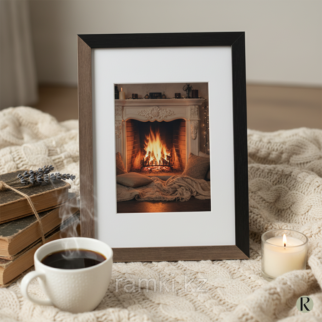 Дизайнерская рамка А4 - "Черная бронза"