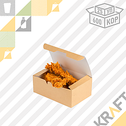 OSQ FASTFOOD BOX S, Упаковка для крыльев, снеков и нагетсов 115*75*45 (25/600)