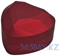 Футляр для украшений Коробки люкс Кольцо с подсветкой (Сердце) красный 365day.kz 1 шт, 6.5х7х4 см