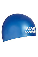 Шапочка Mad Wave Soft World Aquatics approved blue