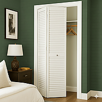 Пластиковые раздвижные двери-жалюзная стиль и экономия места