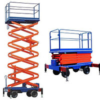 Подъемник ножничный (подъемник строительный) 500кг 10м