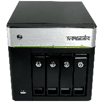 Компактный NVR на 16 каналов под 4 HDD любого объема TRASSIR DuoStation AnyIP 16