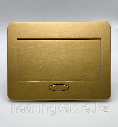 Лючок настольный 4 модуля золота Mackenzie, фото 2