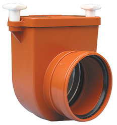 HL710.0 Затвор DN110 с заслонкой из нержавеющей стали и муфтой для труб из синтетического материала