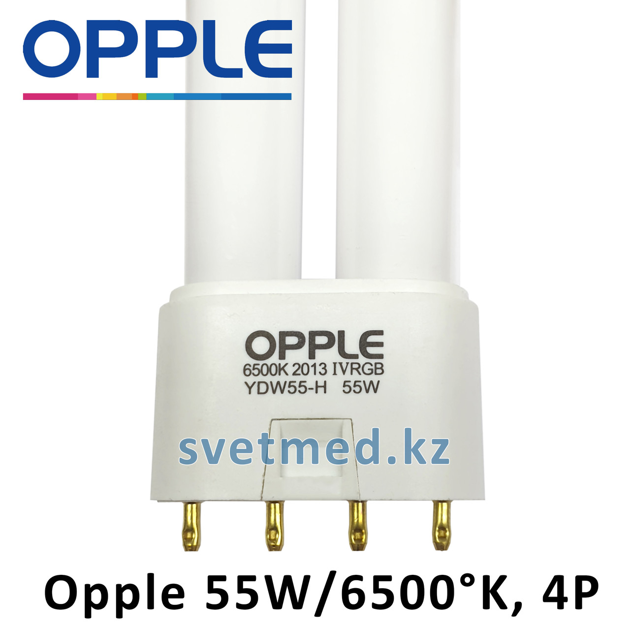 Лампа компактная люм. Opple 55W/6500K/4P, 20 000 ч., фото 1