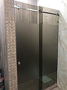 Душевое ограждение, цвет стекла бронза матовое , фурнитура ЕвроПрофиль хром !