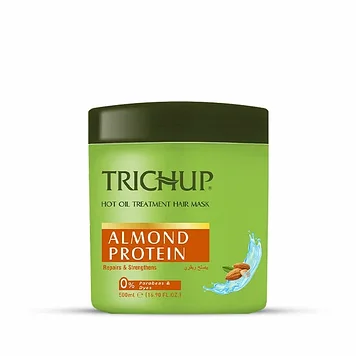 Тричап Миндальный Протеин для укрепления - Маска для волос 500 мл