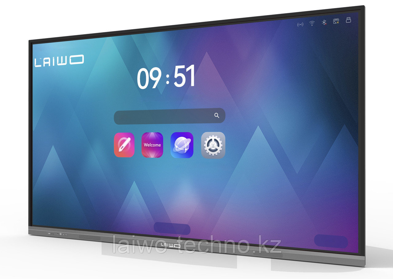 Интерактивная панель LAIWO 75″ 4K UHD (8 + 128 ГБ, Android 14) | Цена указана с НДС, фото 1