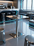 Стол обеденный из нержавеющей стали Quadra 70, фото 5