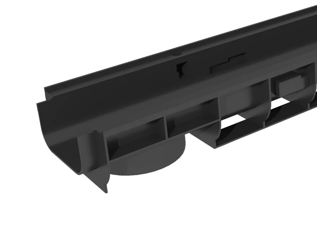 ЛОТОК ВОДООТВОДНЫЙ GIDROLICA STANDART ЛВ-10.14,5.08 - ПЛАСТИКОВЫЙ ГИДРОЛИКА, фото 1