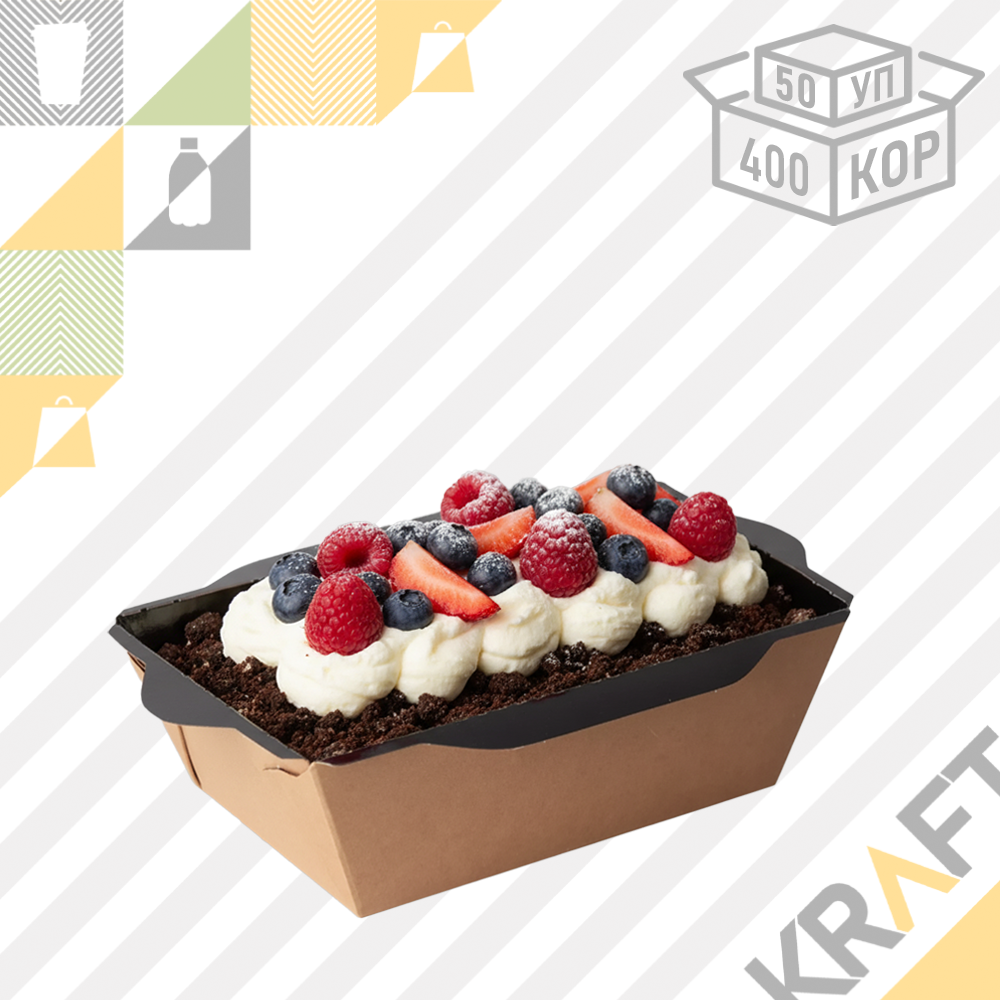 OSQ OpSalad 800, Контейнер BLACK 186*106*55 (50/400) (3265), фото 1