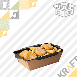 OSQ OpSalad 400, Контейнер BLACK 120*85*45 (50/800) (3261)