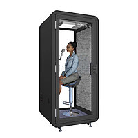 Акустическая кабина, акустический корпус, Звукоизоляционная металлическая стеклянная Звукоизоляционная кабина