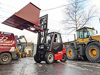 Ковш механический на вилочный погрузчик КМ-700