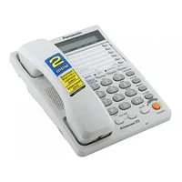 Проводной телефон Panasonic KX-TS2368RUW White с АОН