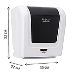 Диспенсер автоматический для рулонных полотенец Flosoft F047 (цвет белый), фото 4