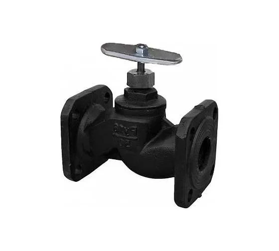 Вентиль запорный фланцевый чугунный 15кч19п (Ру16) Ду32