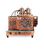 Медный чайный аппарат с 2 чайниками