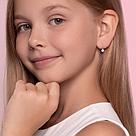 Серьги из серебра с фианитами SOKOLOV 94021307  вставка  , с французким замком, фото 2