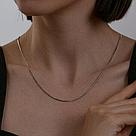 Цепь из серебра 968010354-94 серебро с родием, снейк, фото 2