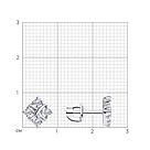 Серьги из серебра с фианитами  94025071 ,, фото 3