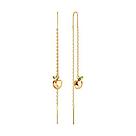 Серьги из золочёного серебра с эмалью SOKOLOV 93022421 ,  коллекц. RUSSE, фото 2