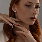 Серьги из  золоченого серебра с фианитами  93022385 ,, фото 4