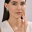 Серьги из серебра с эмалью Diamant 94-122-02385-1, фото 4