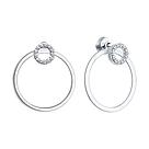 Серьги из серебра с фианитами Diamant 94-122-00012-1 вставка коллекц. SOKOLOV эксклюзивно для Diamant, фото 2