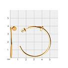 Серьги из серебра  93-122-02009-1, фото 3