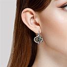 Серьги из серебра с перламутром 94-320-01772-1, фото 3