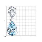 Подвеска из серебра с топазом 94-330-02688-1, фото 2