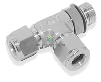 CSRT-16-16U Hy-Lok - Тройник T-образный с нар. резьбой угловой повор. обжимной UNF 1 5/16-12-1", нерж. ст.