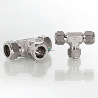 CTA-38M Hy-Lok - Тройник T-образный обжимной 38 мм, нерж. ст.