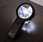 Лупа ручная с LED подсветкой, х6, TDM, фото 5