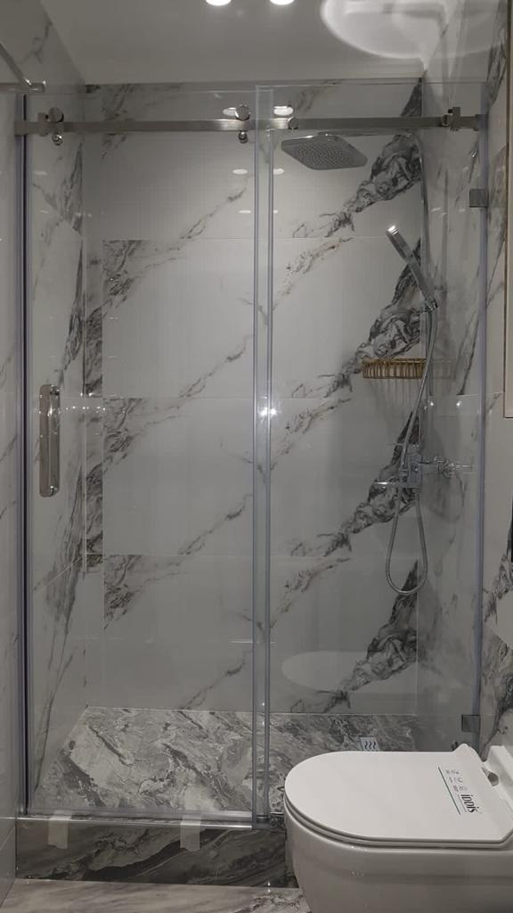 Душевое ограждение, цвет стекла прозрачное , фурнитура ЕвроПрофиль хром !, фото 1