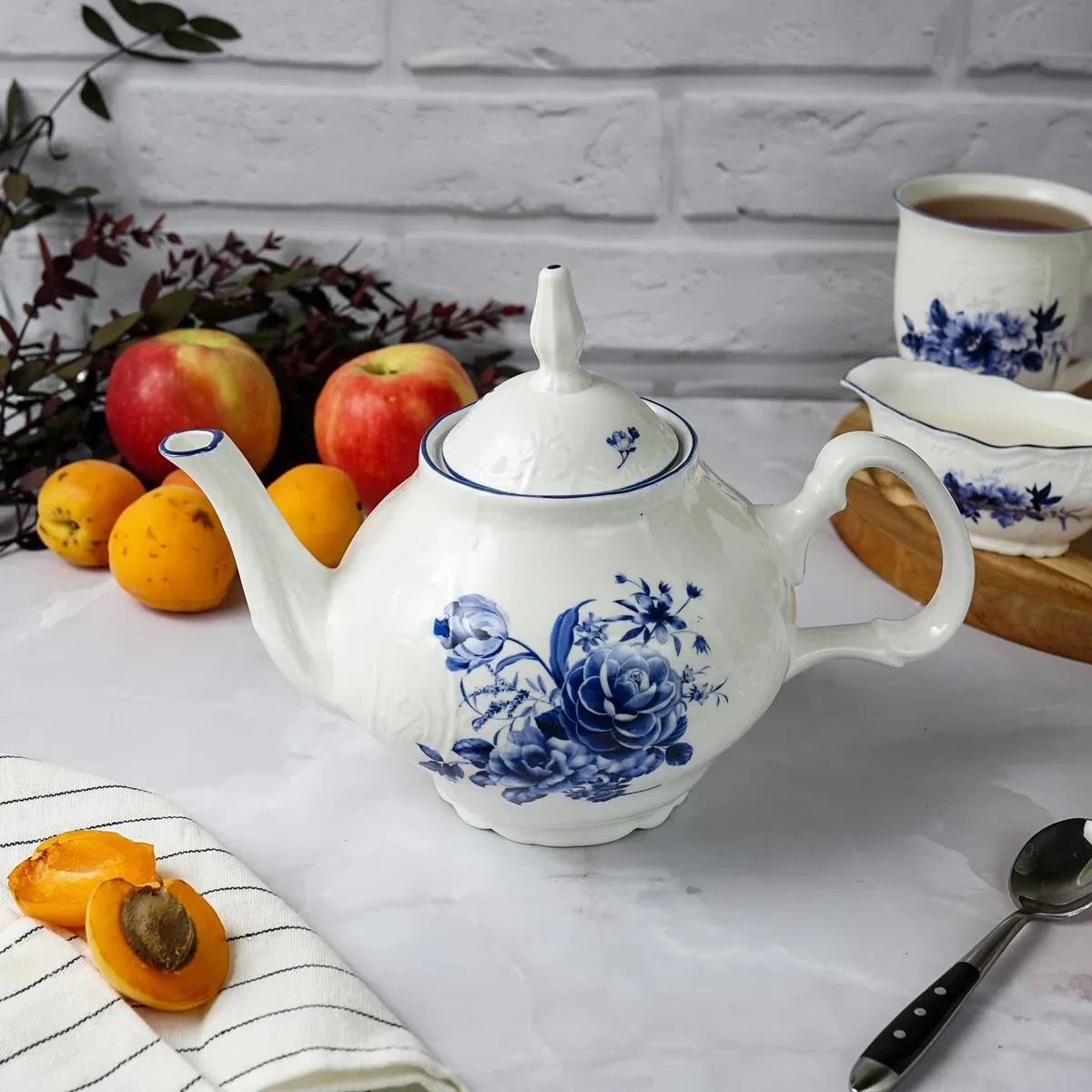 Чайник заварочный 1200мл Blue Flower (81222047) P.L. Proff Cuisine, фото 1