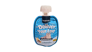 Deliver your Love Кремовое лакомство для кошек Лосось и рыбий жир, 60 г