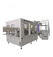 Линия для розлива газированных безалкогольных напитков, Автоматическая триблок машина для розлива питьевой воды в бутылки ТХZS-AFM