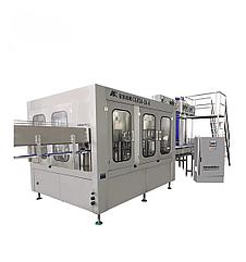 Линия для розлива газированных безалкогольных напитков, Автоматическая триблок машина для розлива питьевой воды в бутылки ТХZS-AFM