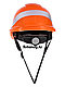 Каска защитная ROBAMAG ALMAZ (алмаз) оранжевый, фото 4