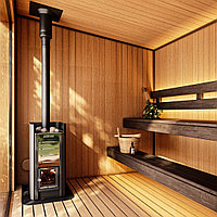 Модульная баня L2 (2,25 м) POLARSPA Дровяная+дымоход